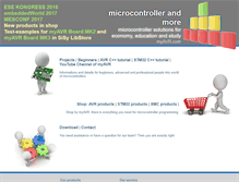 Tablet Screenshot of myavr.com